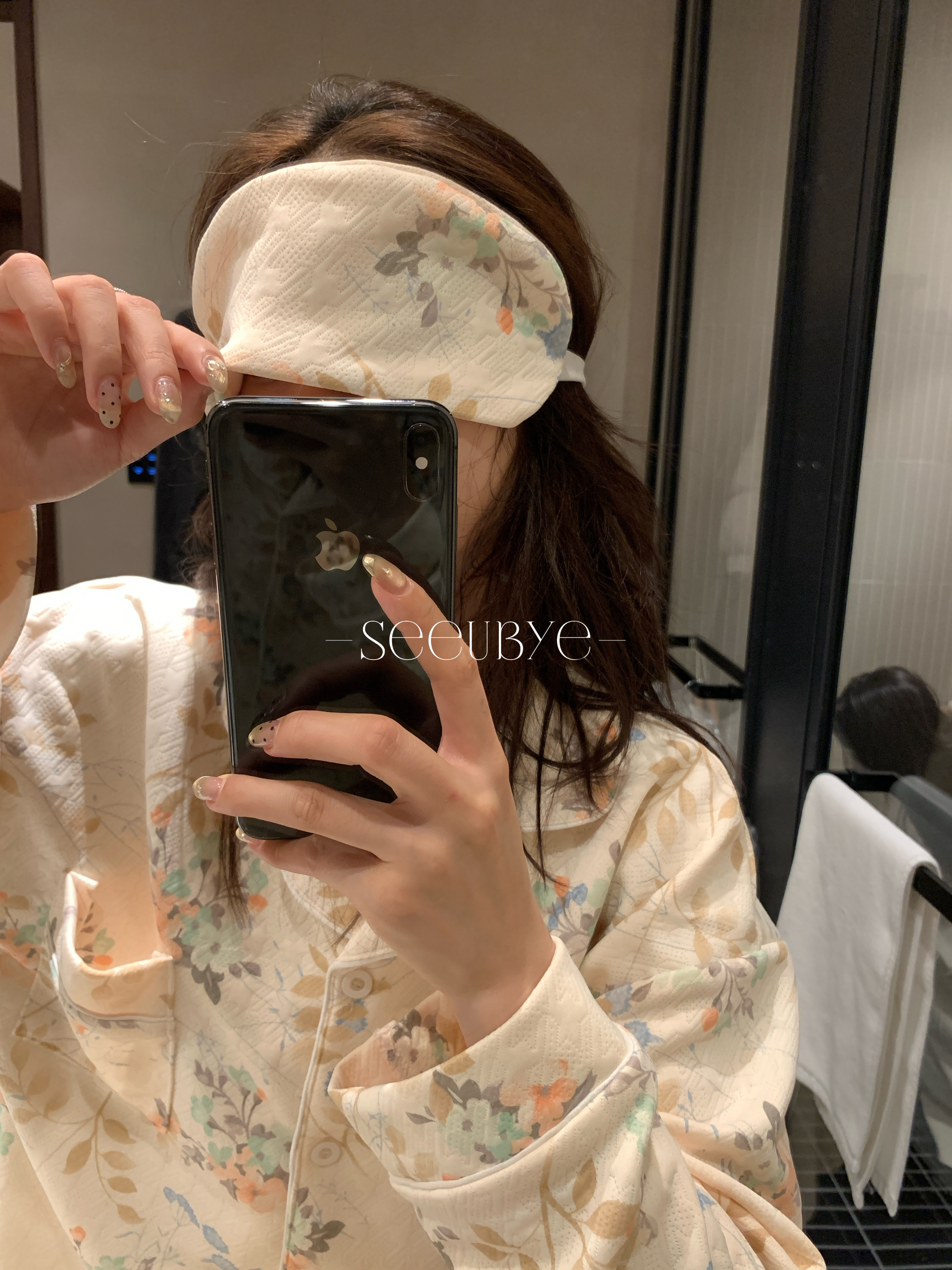 榛果小碎花家居服5