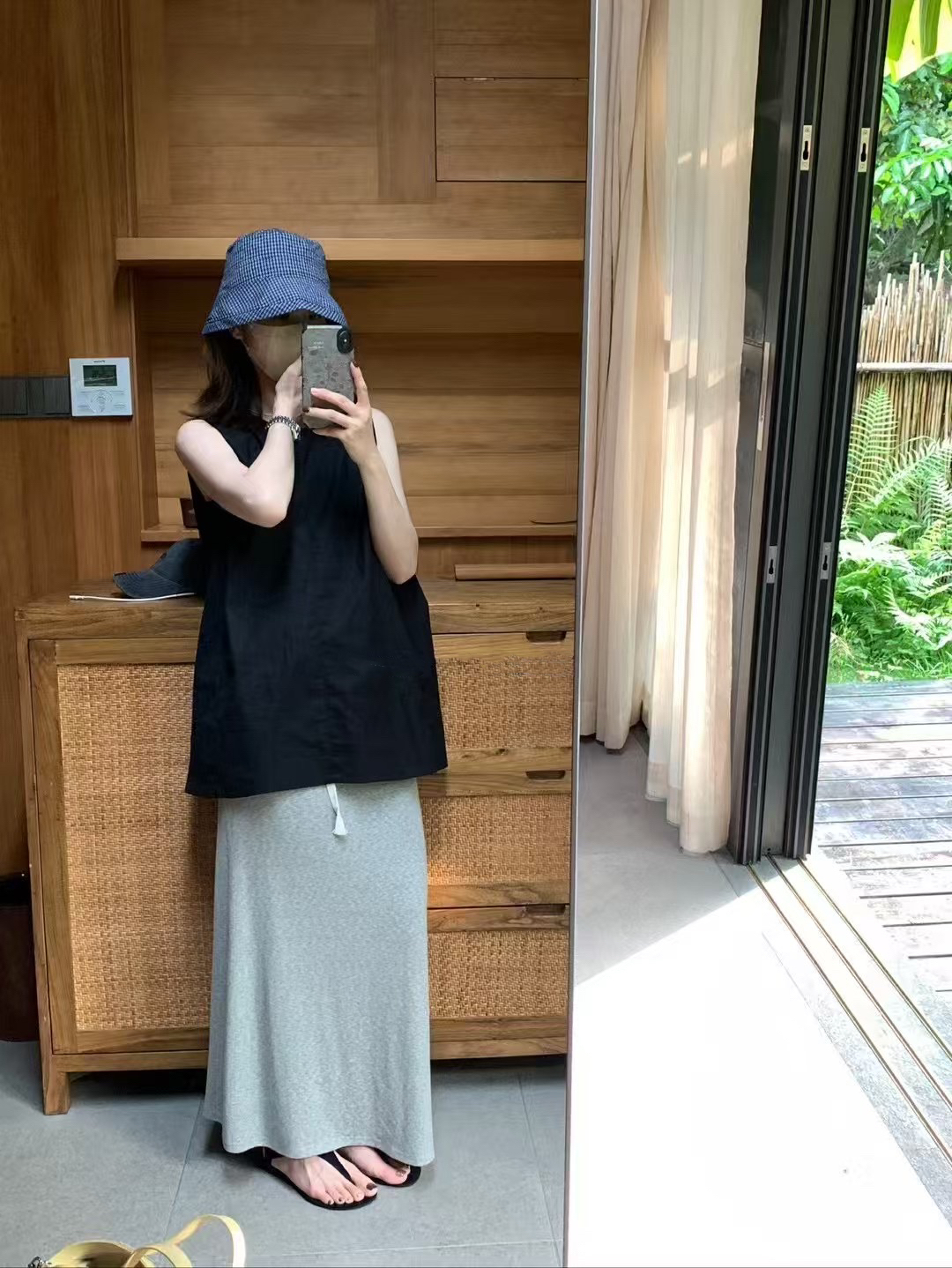 棉麻中長上衣22