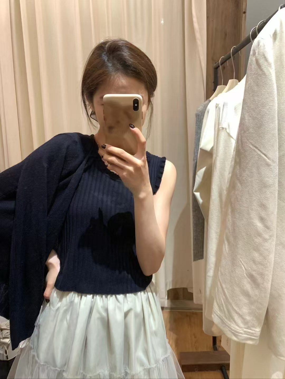 木耳背心➕開衫兩件套2