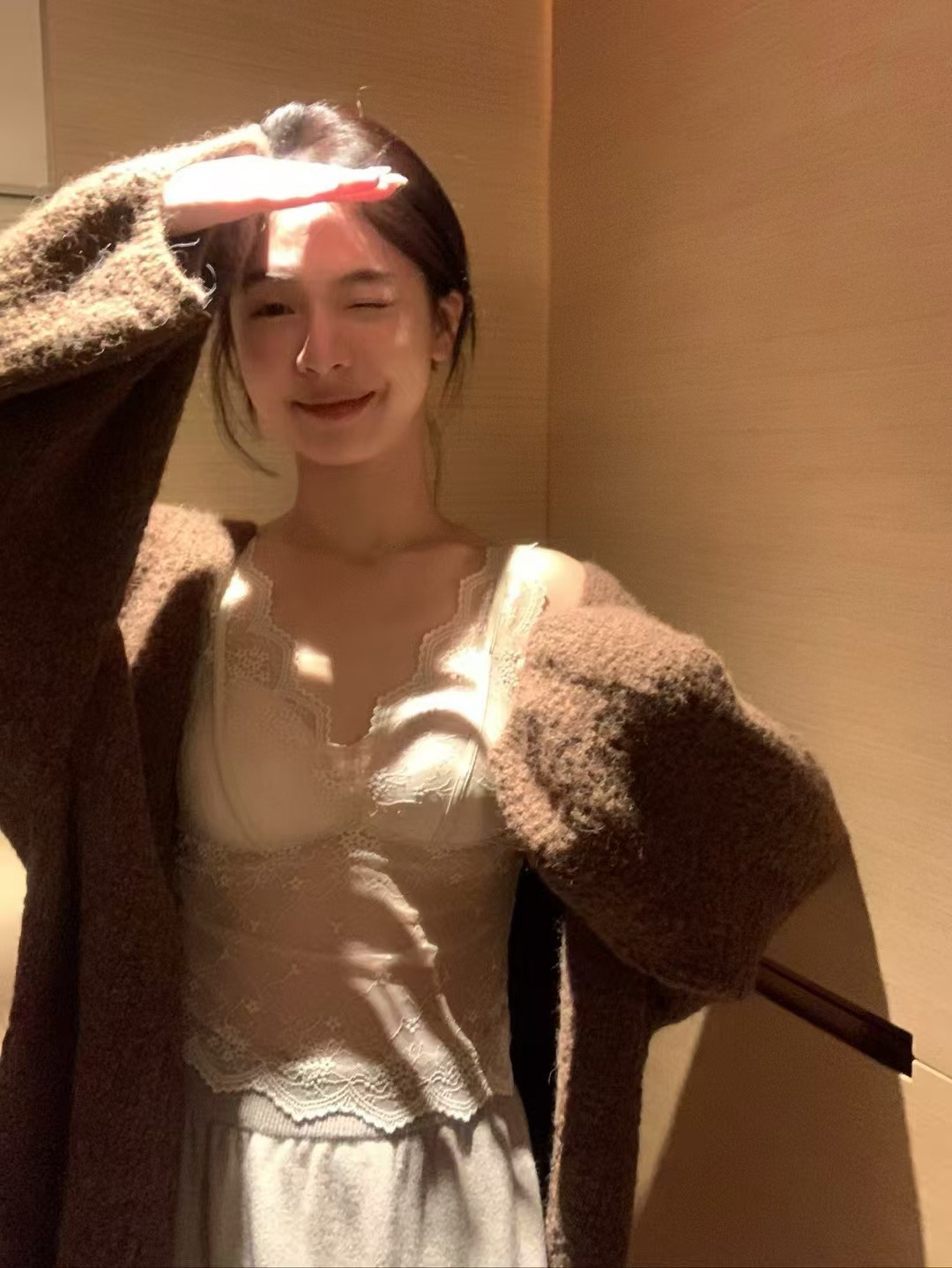 蕾絲疊穿!內搭小寶貝8