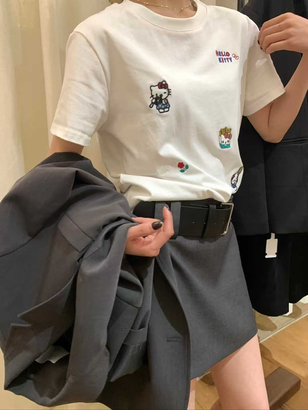 Hello kitty純棉tee7