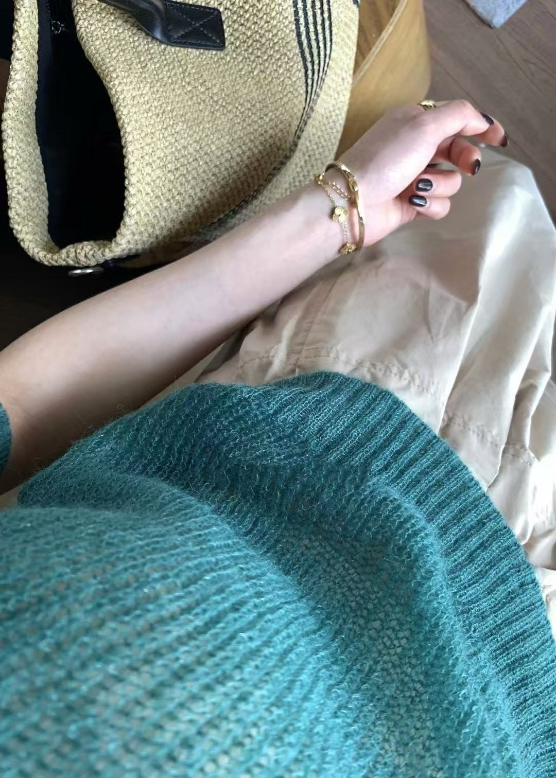 訂染紗！綠套頭毛衫6