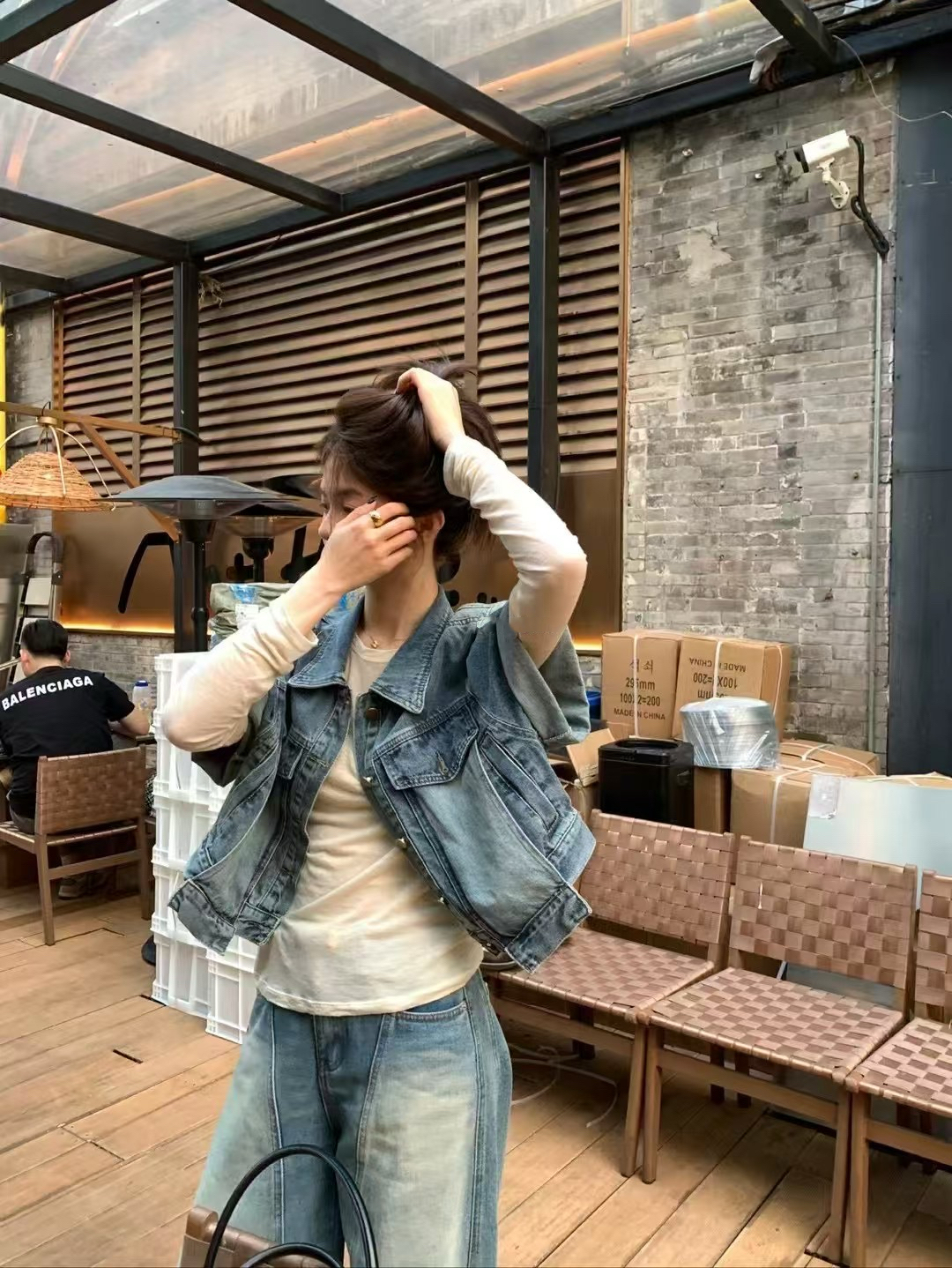 短袖牛仔外套10