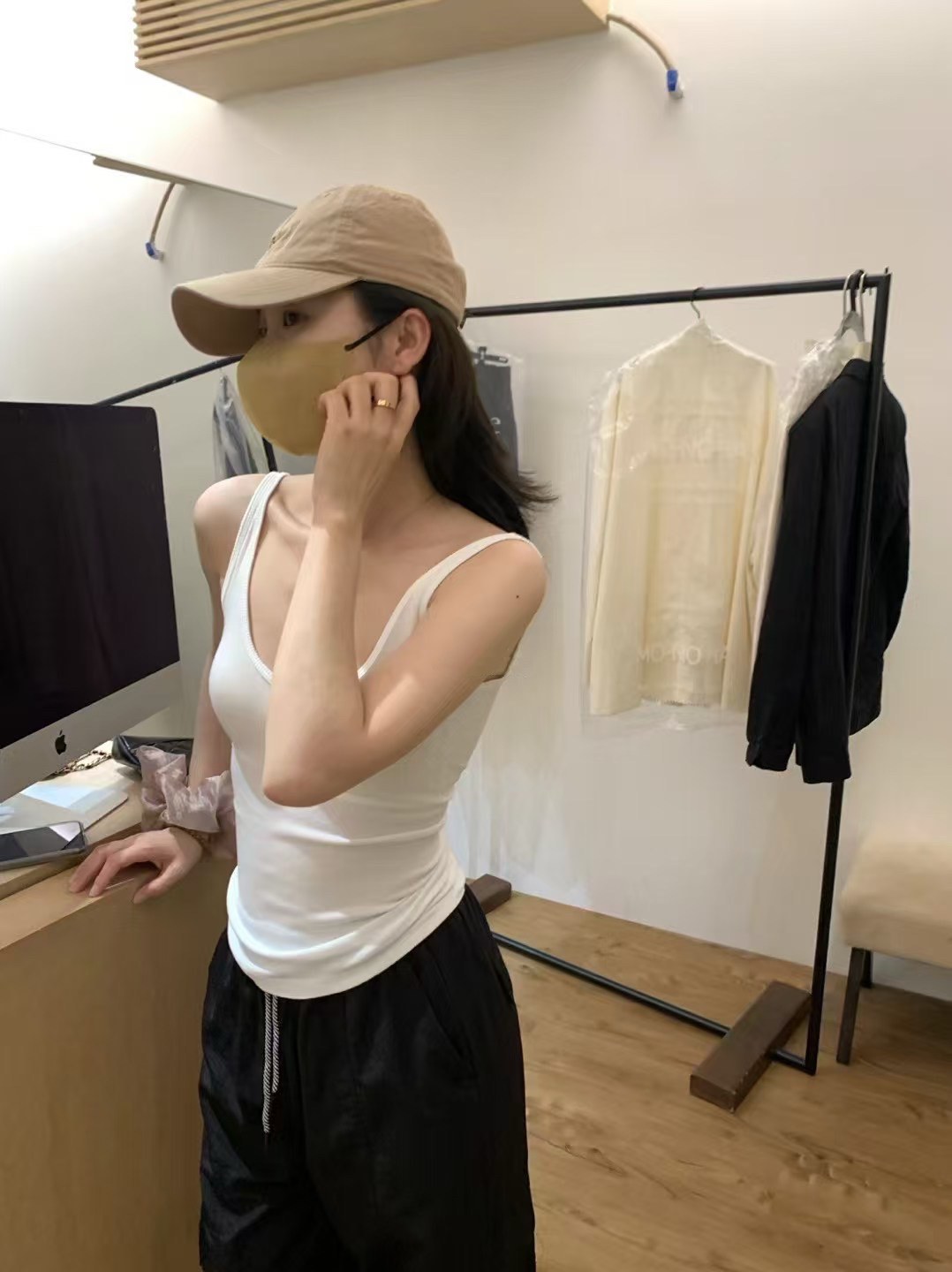 蠶絲紙片人bra背心6