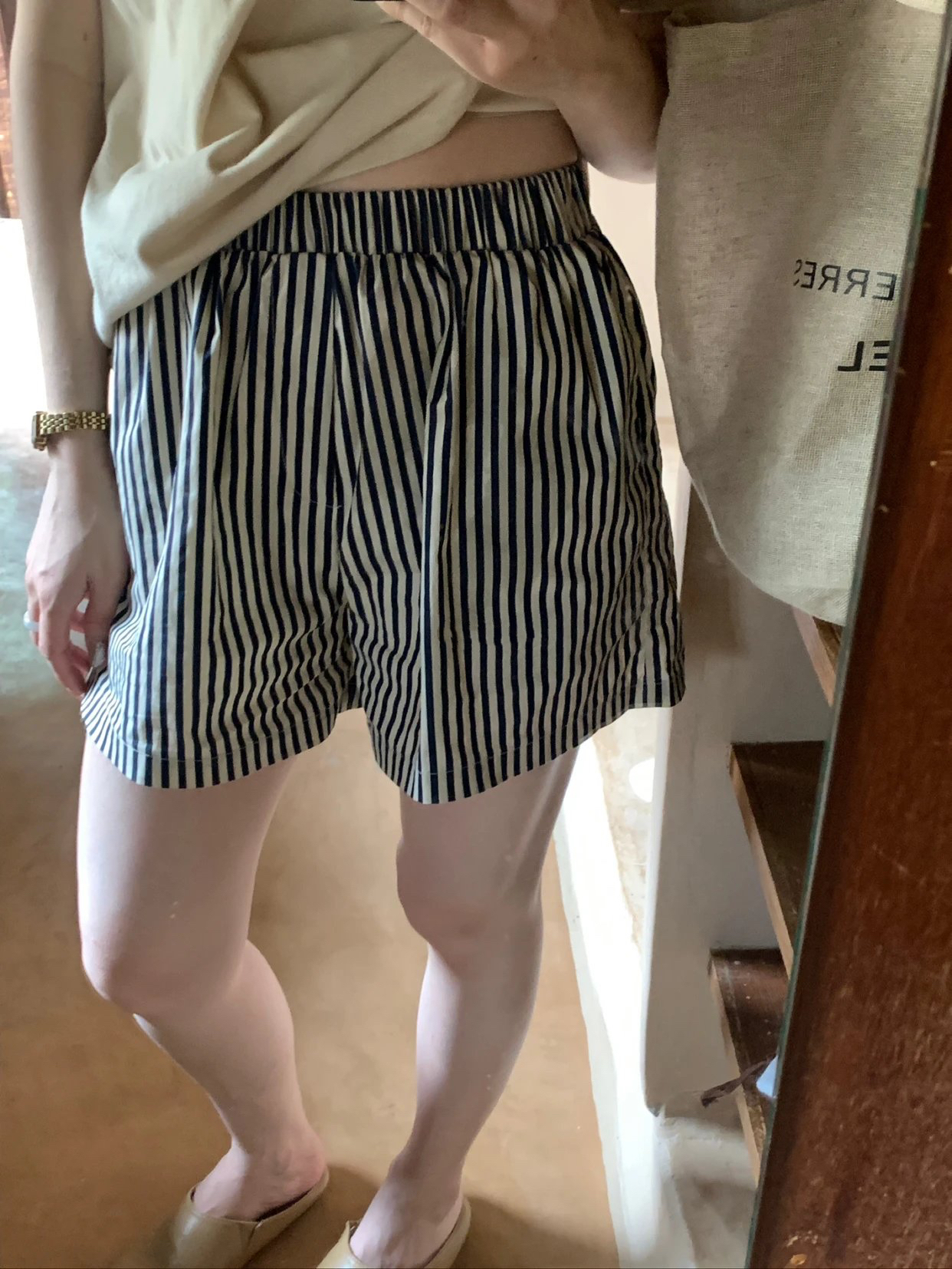 條紋短褲1