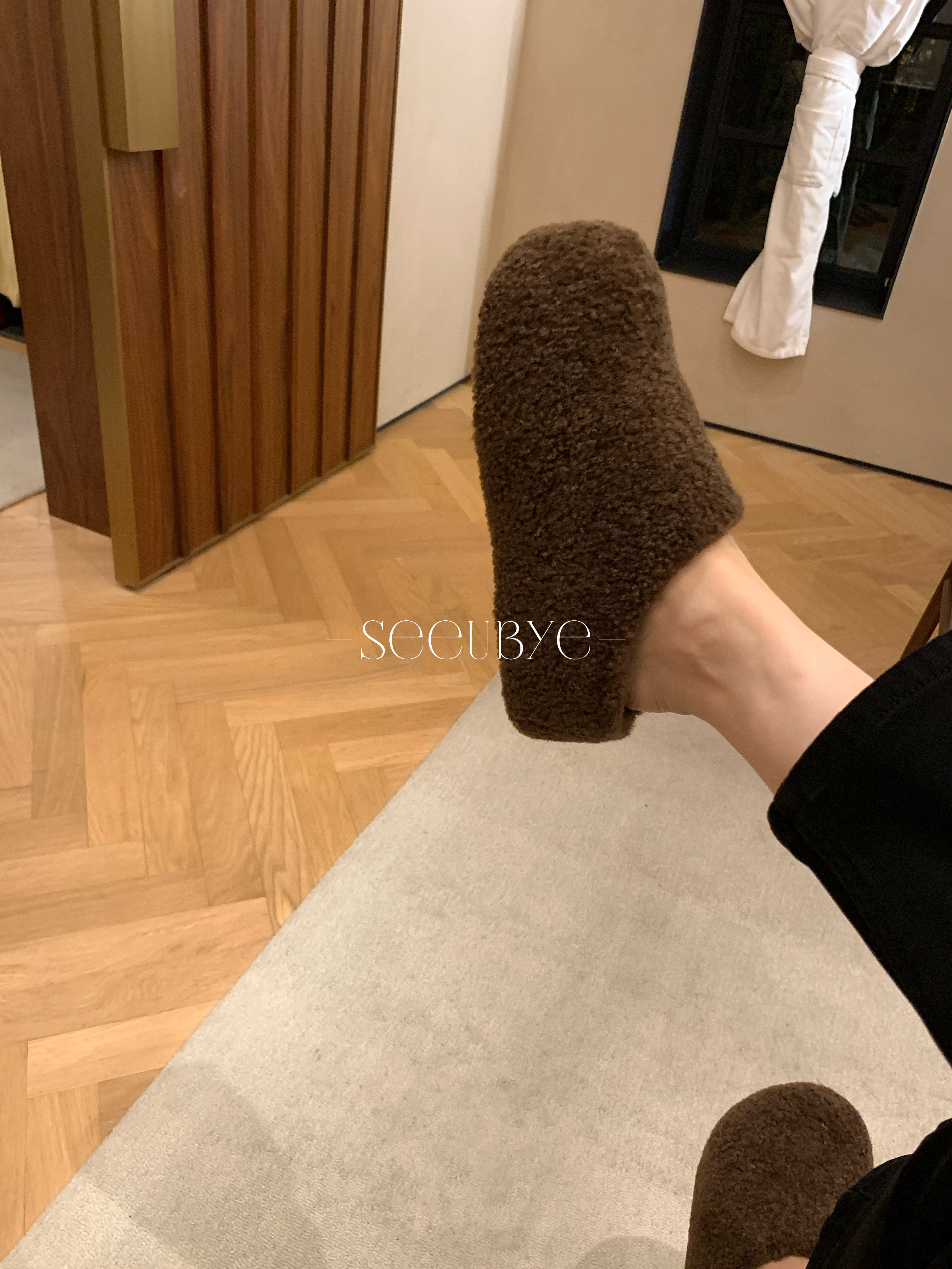 跟高5cm勃肯毛毛鞋（內裏加絨）4