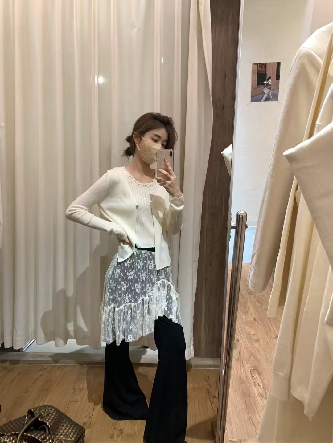 木耳背心➕開衫兩件套9