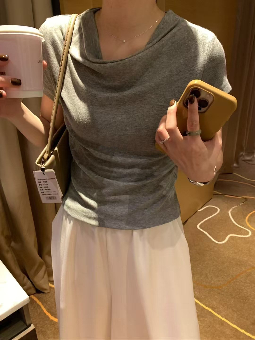 蕩領氣質6色上衣10