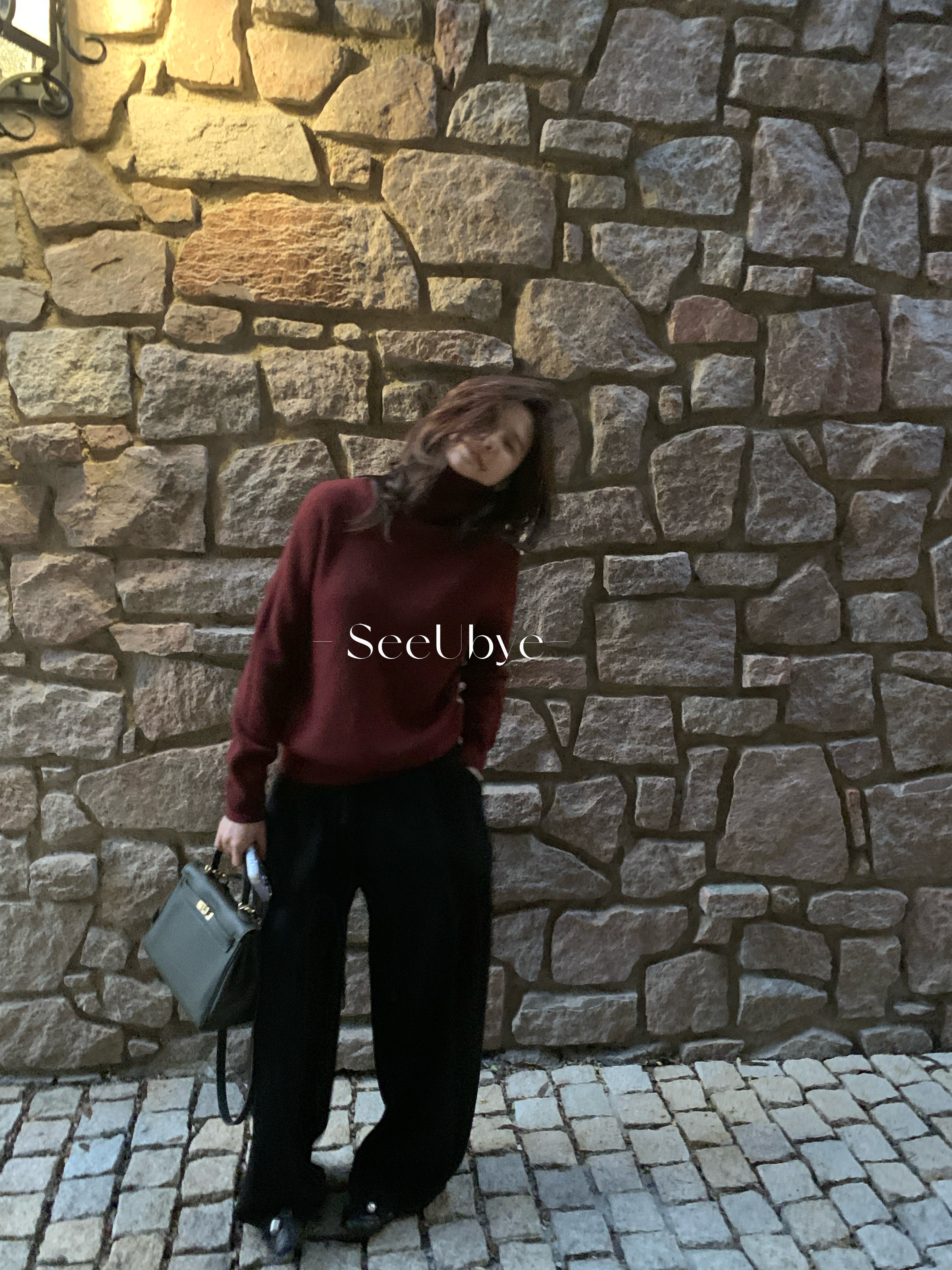 羊絨闊腿褲｜400g厚度5