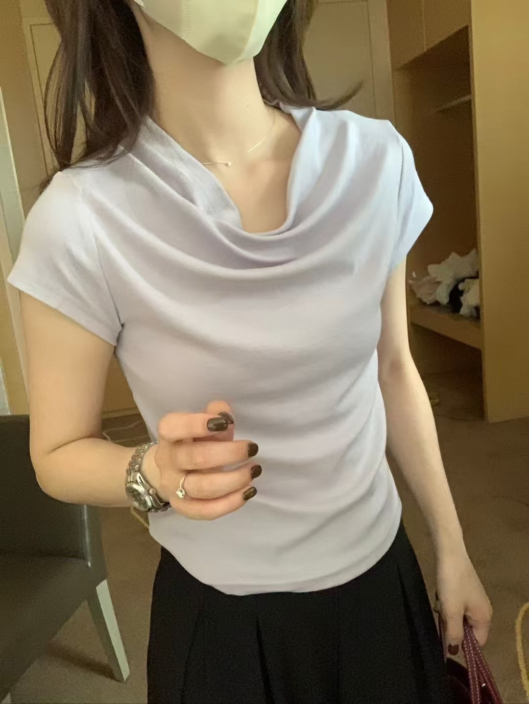 蕩領氣質6色上衣11