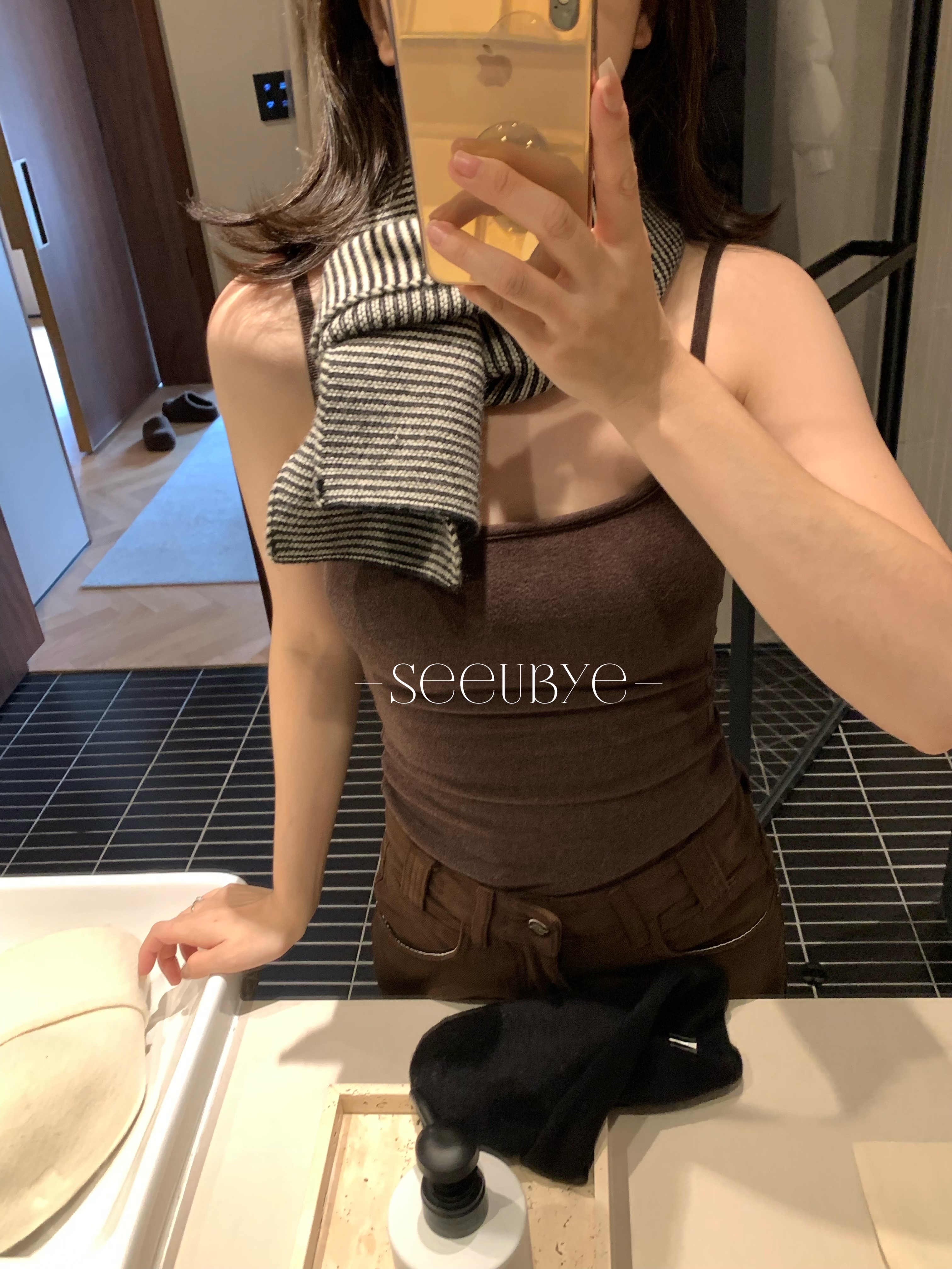 一直在穿的磨毛吊帶 bra5