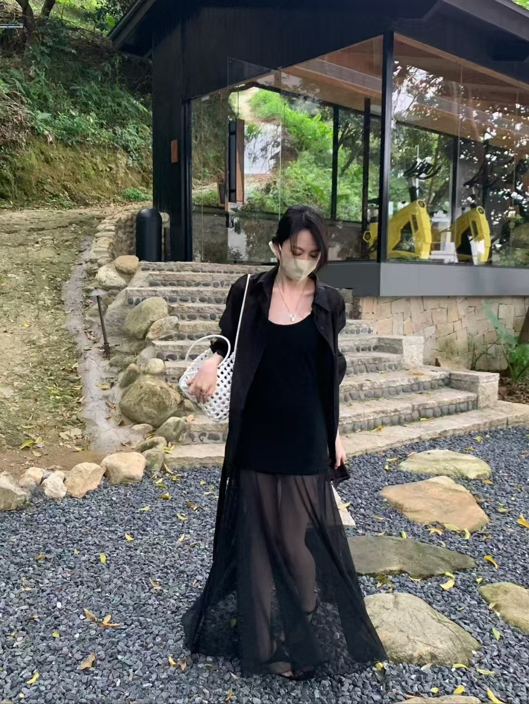 吊帶紗裙➕襯衫 2件套8