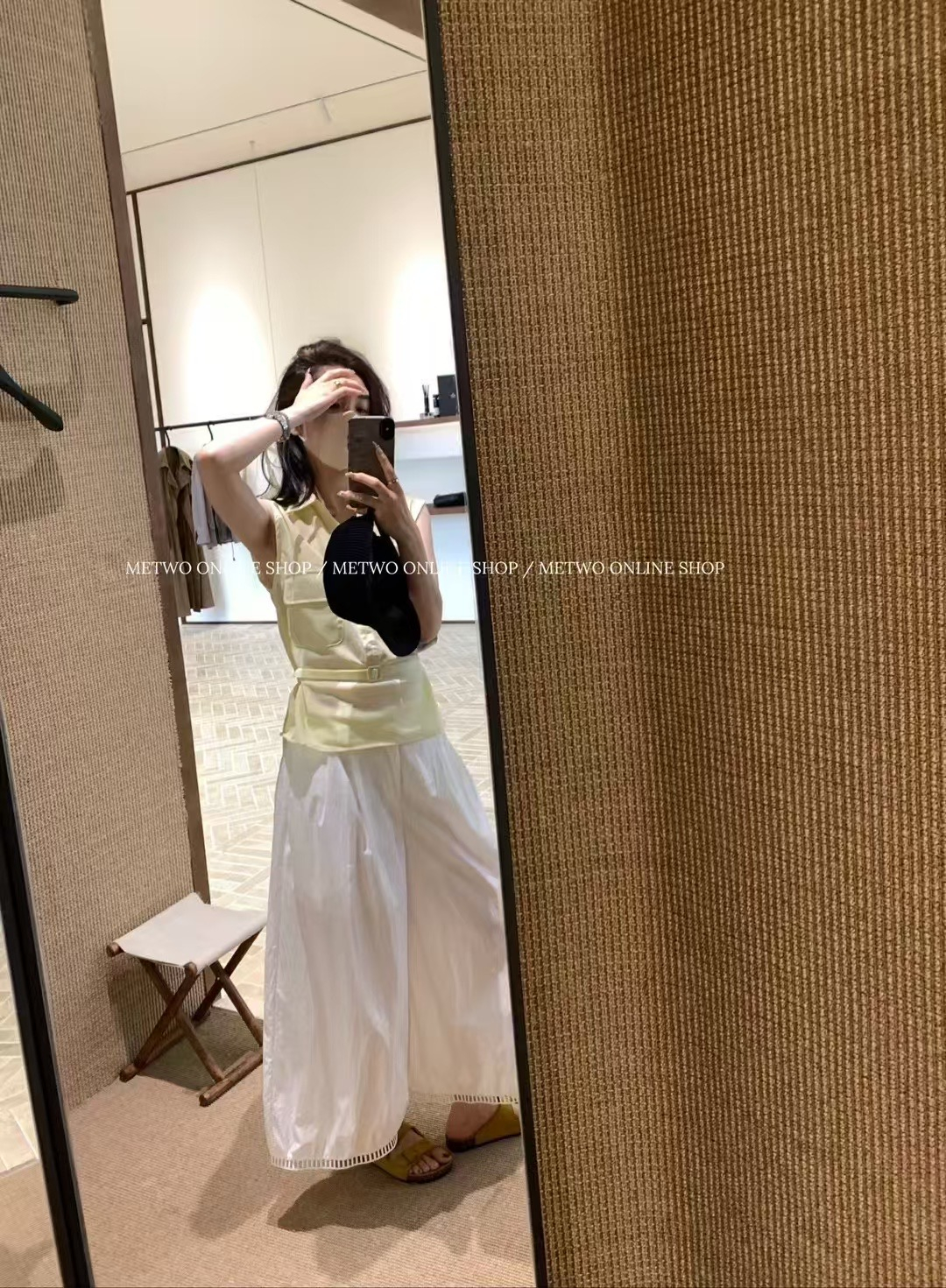 腰帶苧麻襯衫10