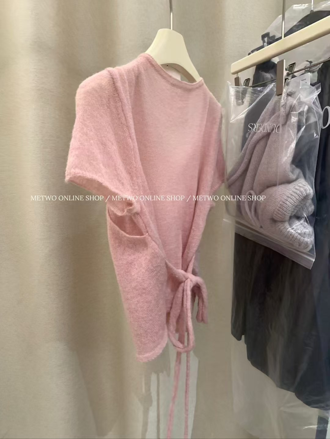 韓式假兩件小衫20