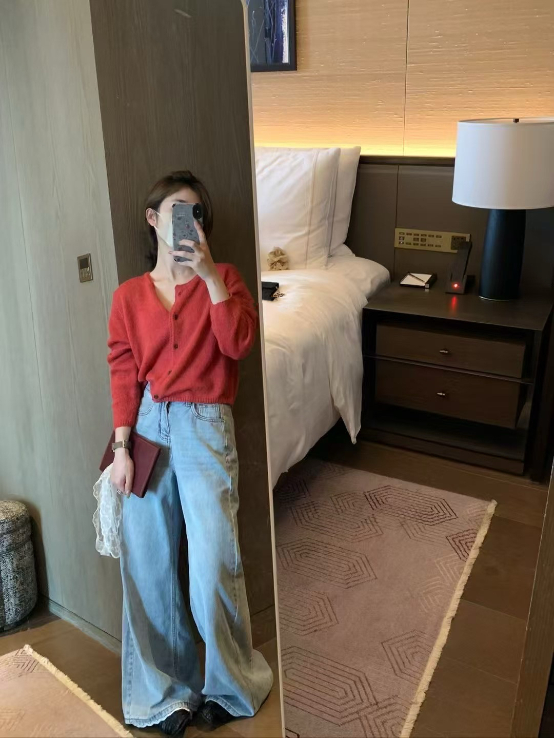 韓代5色小開衫19