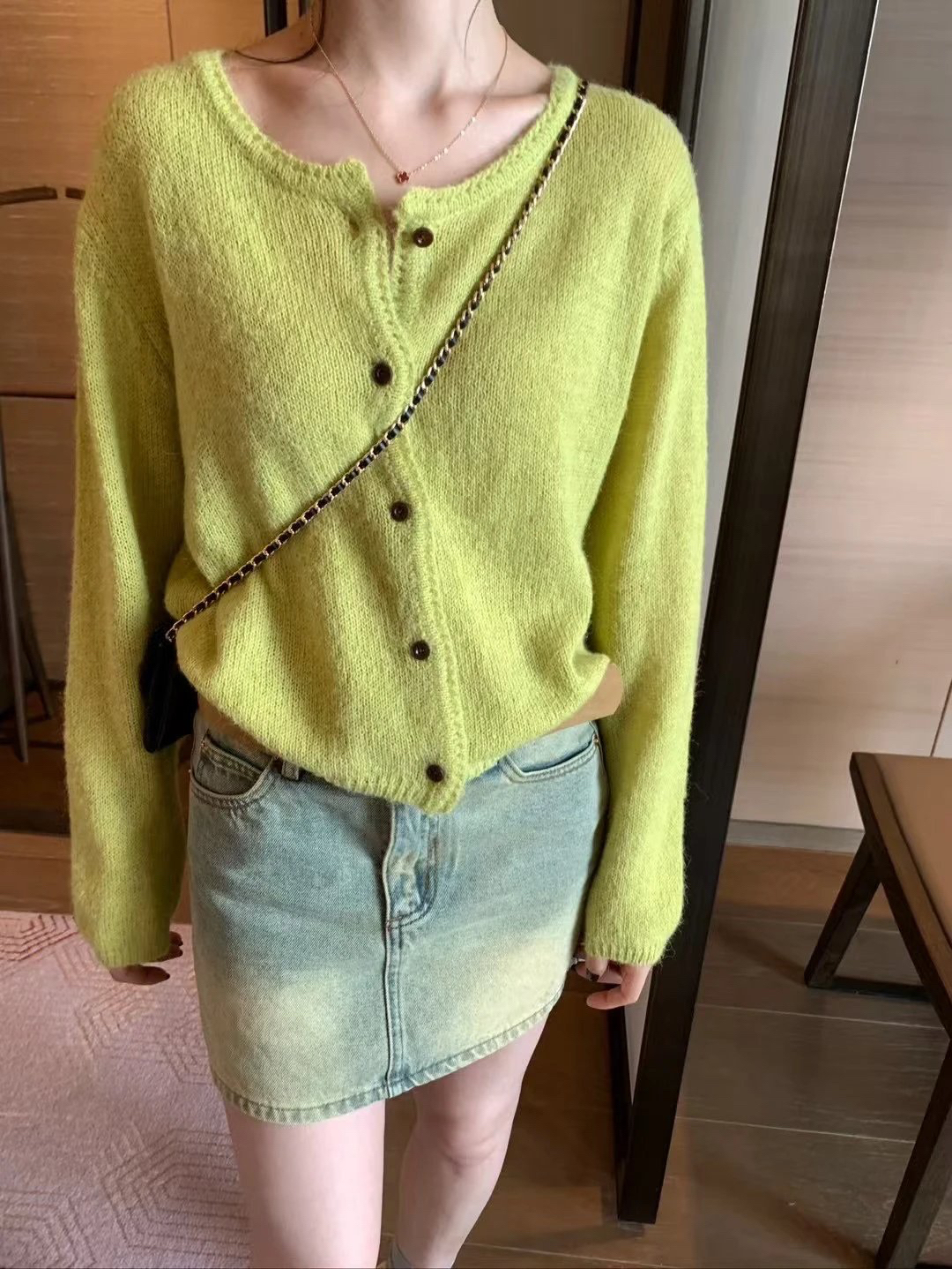 韓代5色小開衫1