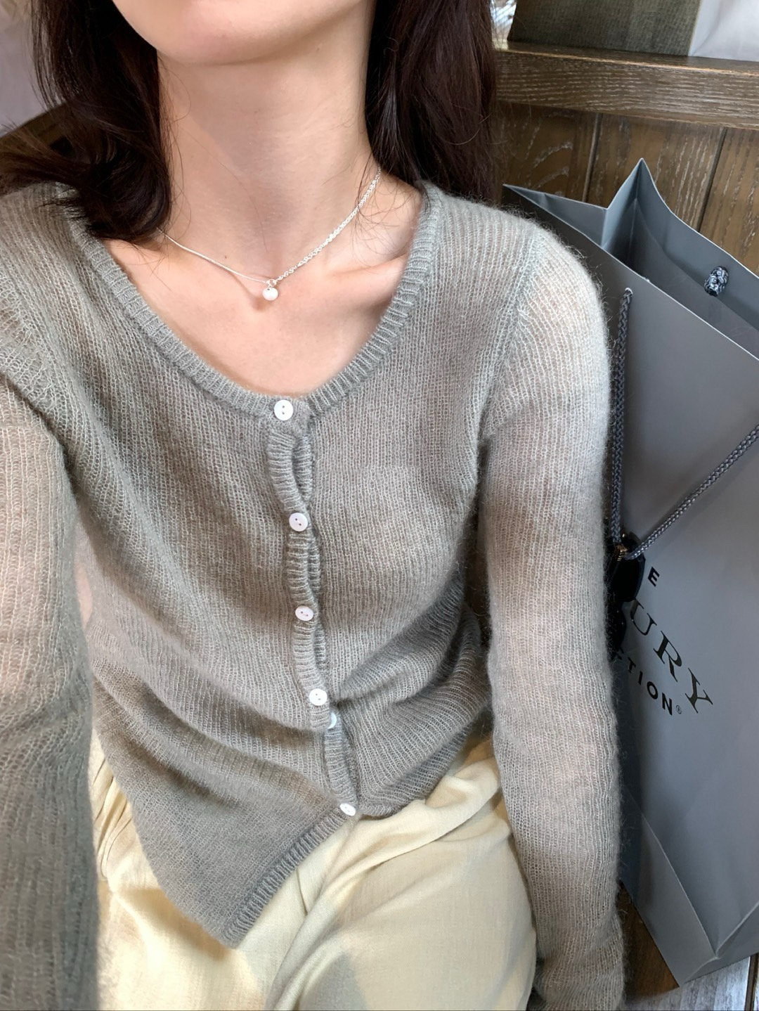 馬海毛織小衫10