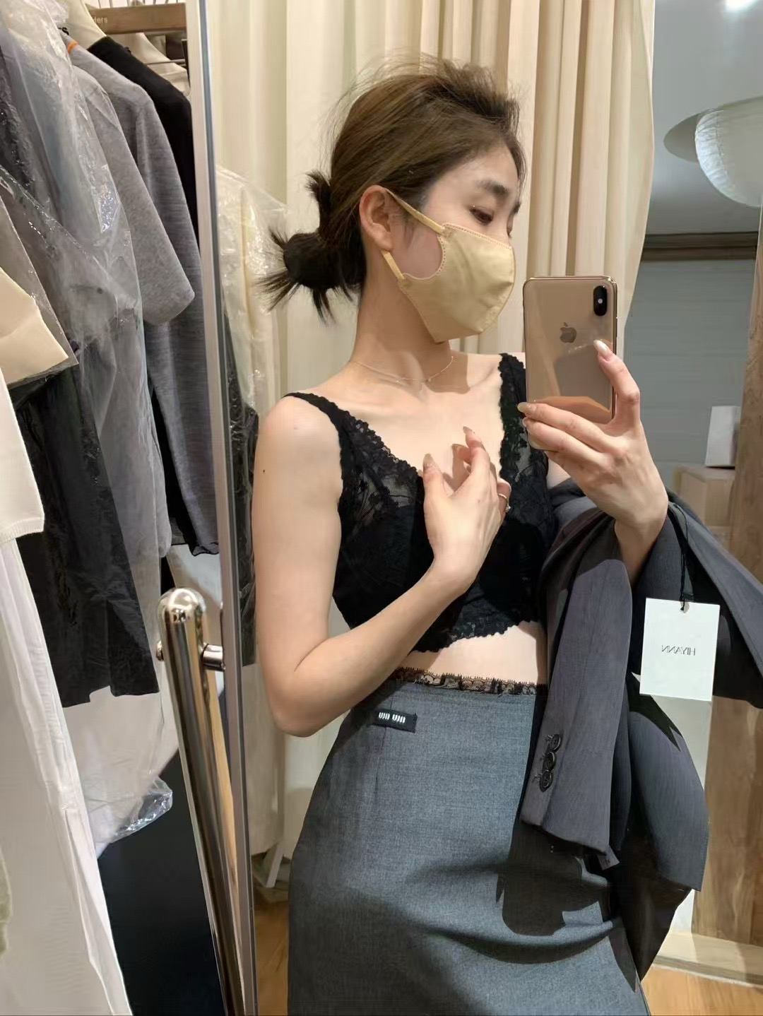 蕾絲顯胸圓bra18