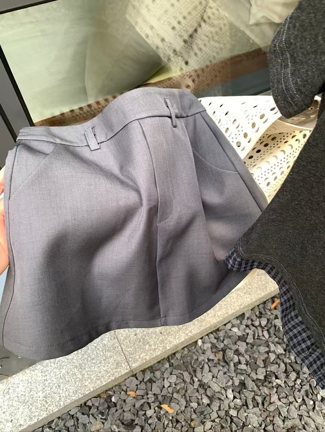 西裝短裙褲4