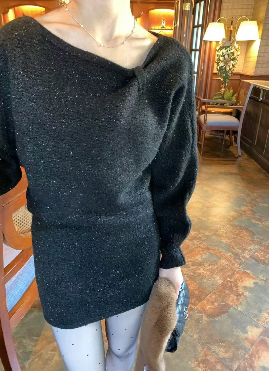 新年毛衣連衣裙11