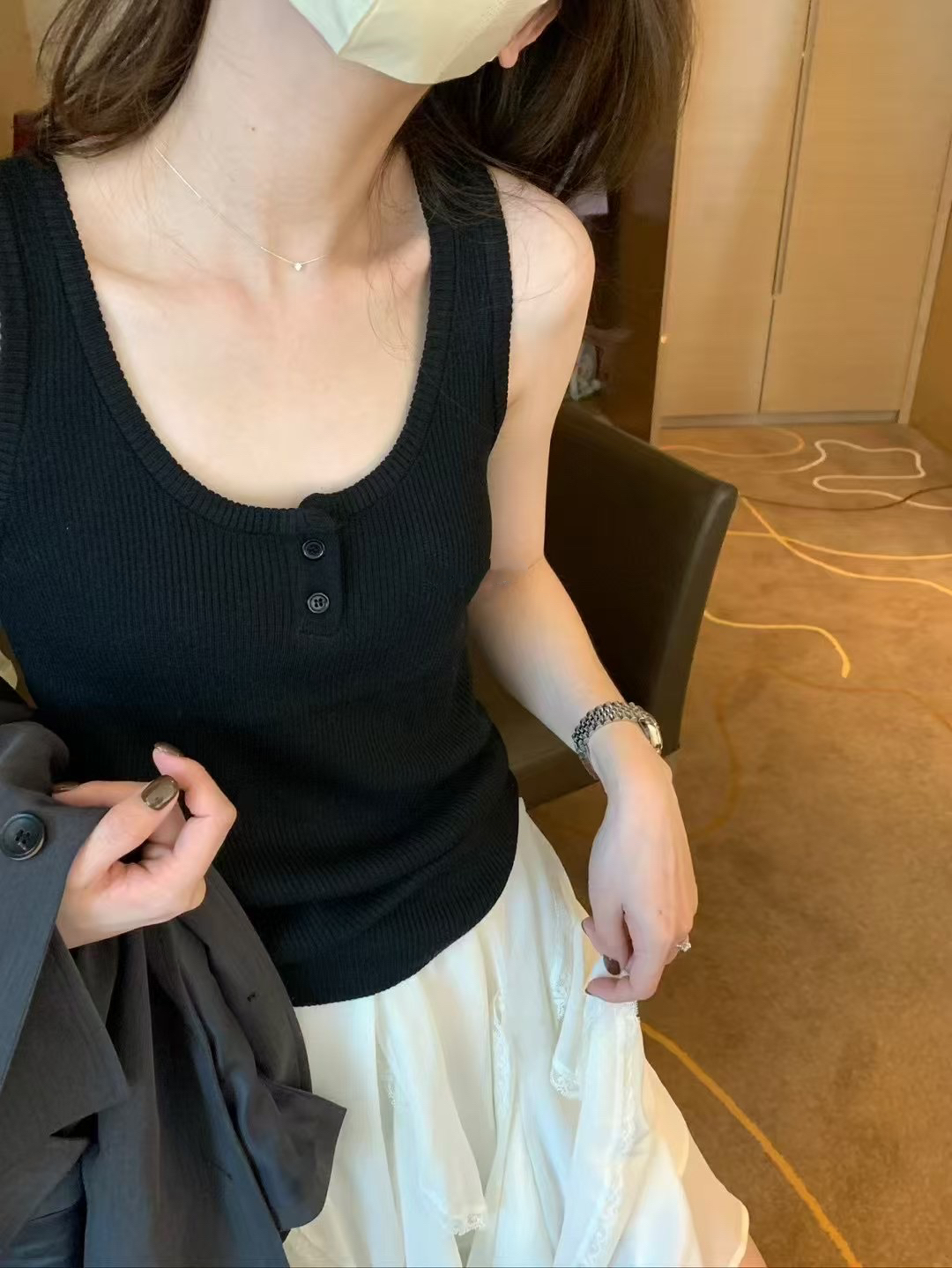 大U鈕扣內搭背心14