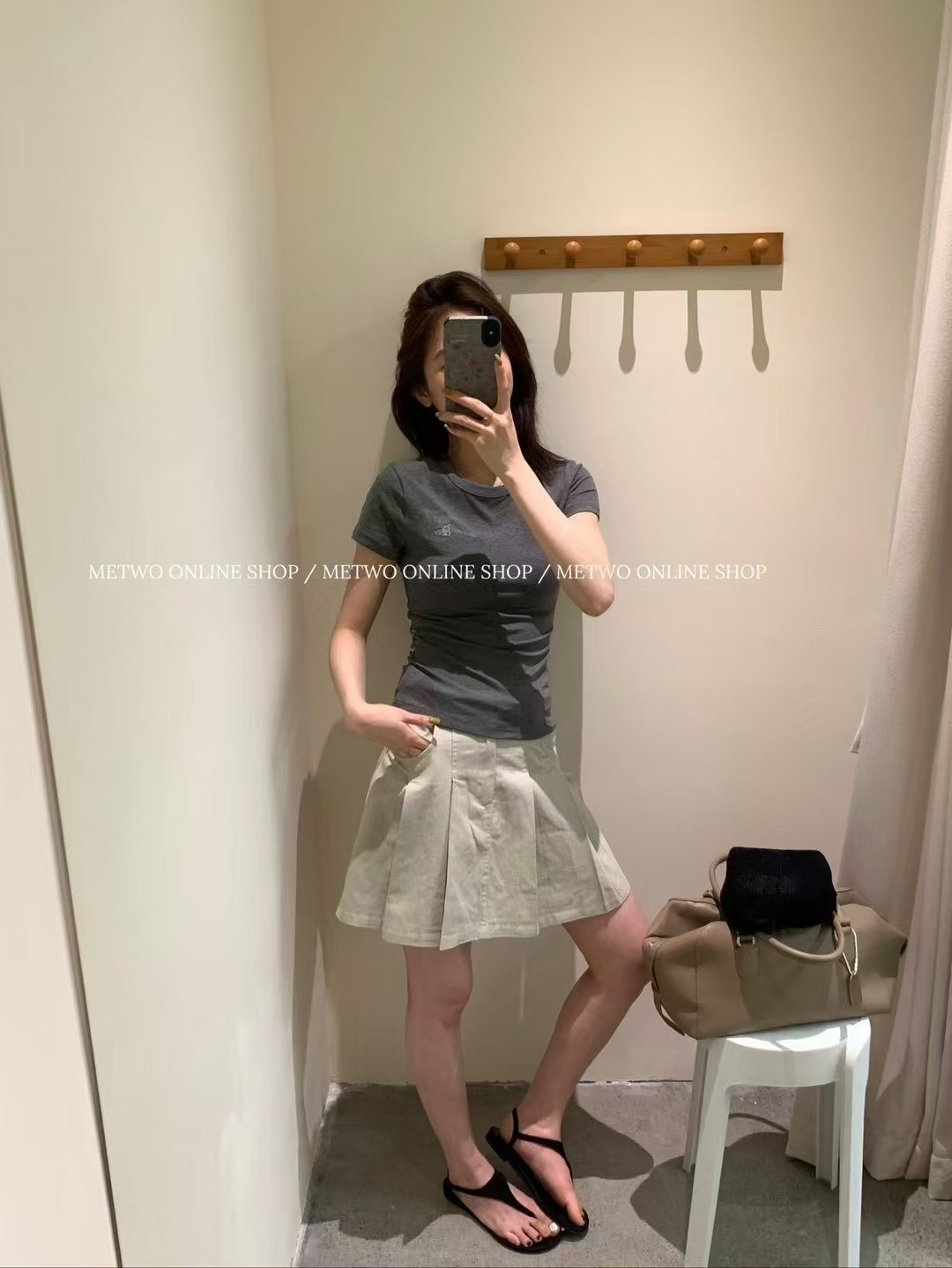 kitty網紗刺繡tee11