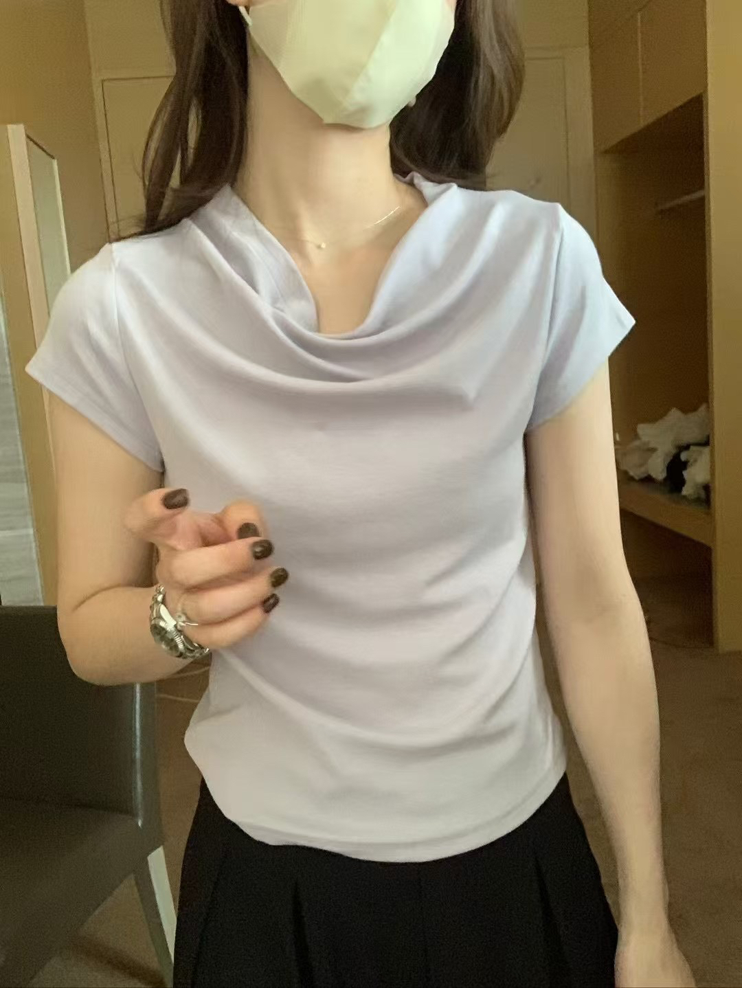 蕩領氣質6色上衣17