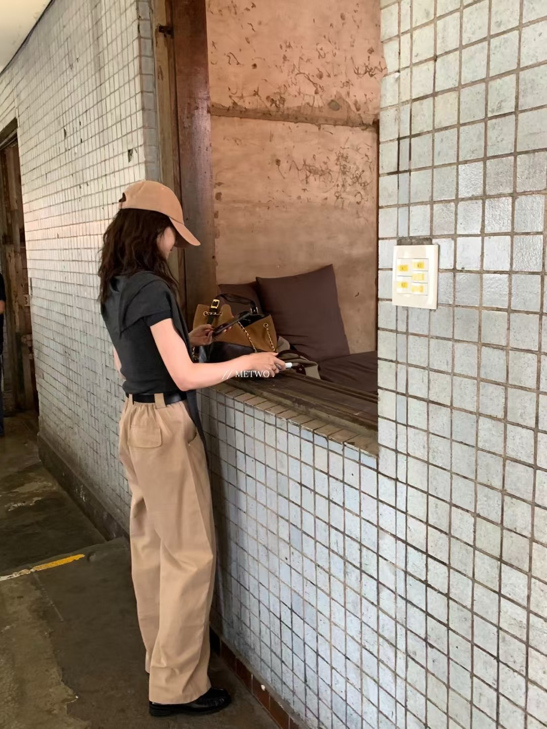 兩件套短袖帶披肩9