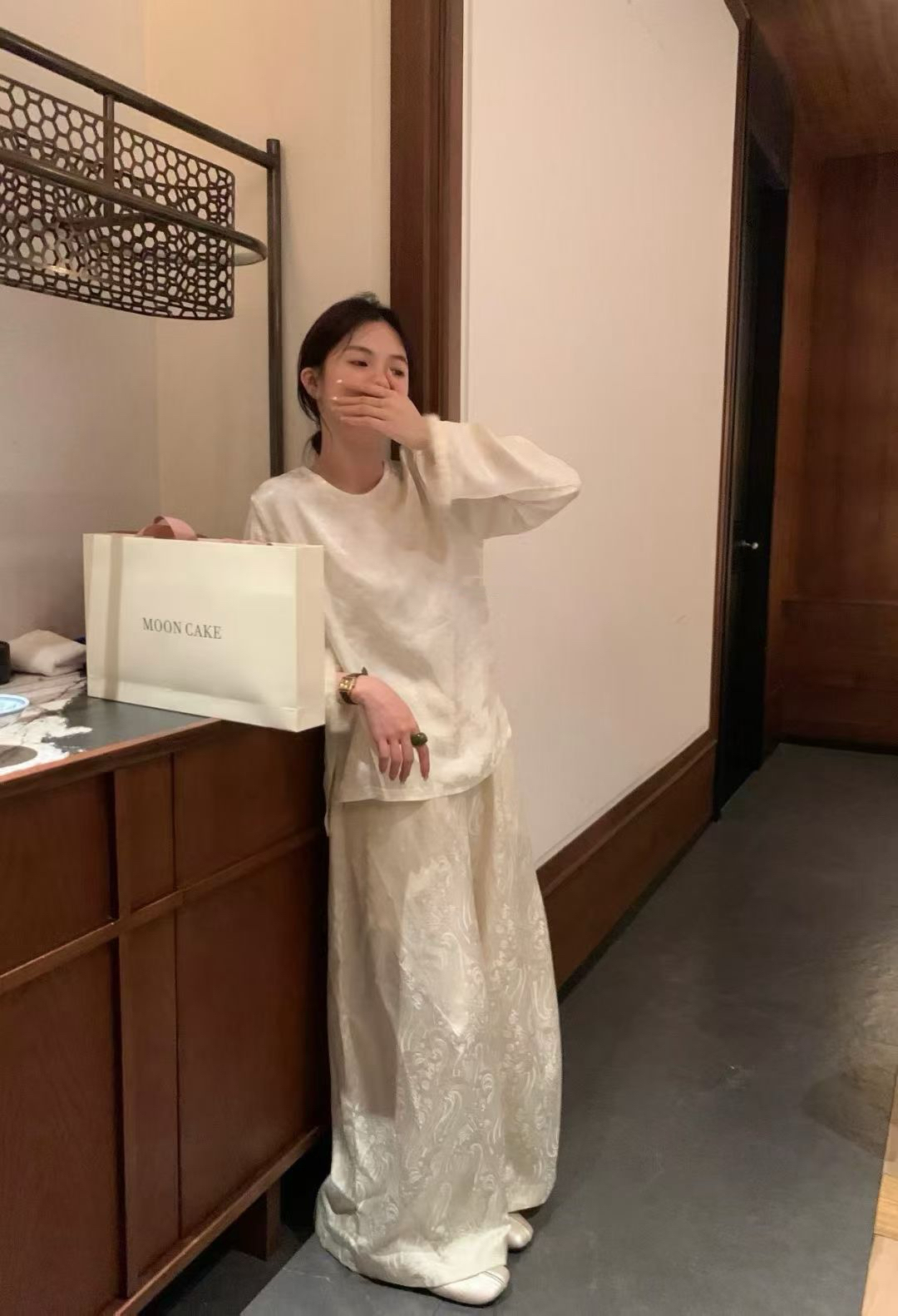 水貂毛人絲襯衫3