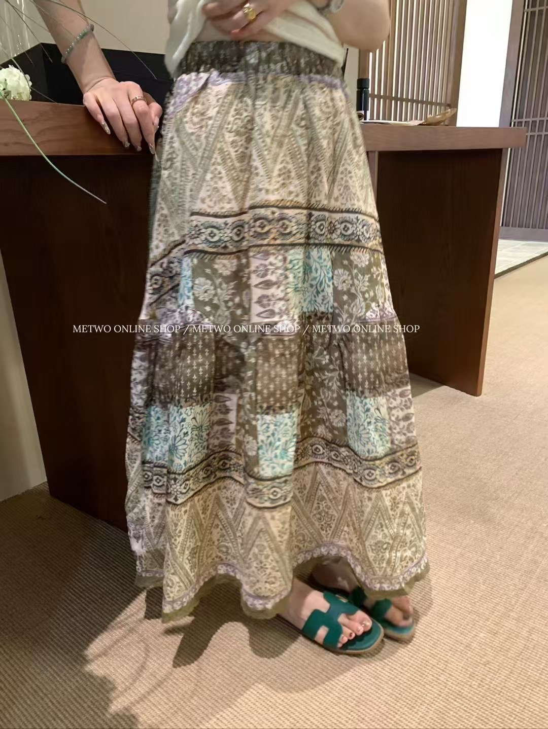 韓式假兩件小衫11