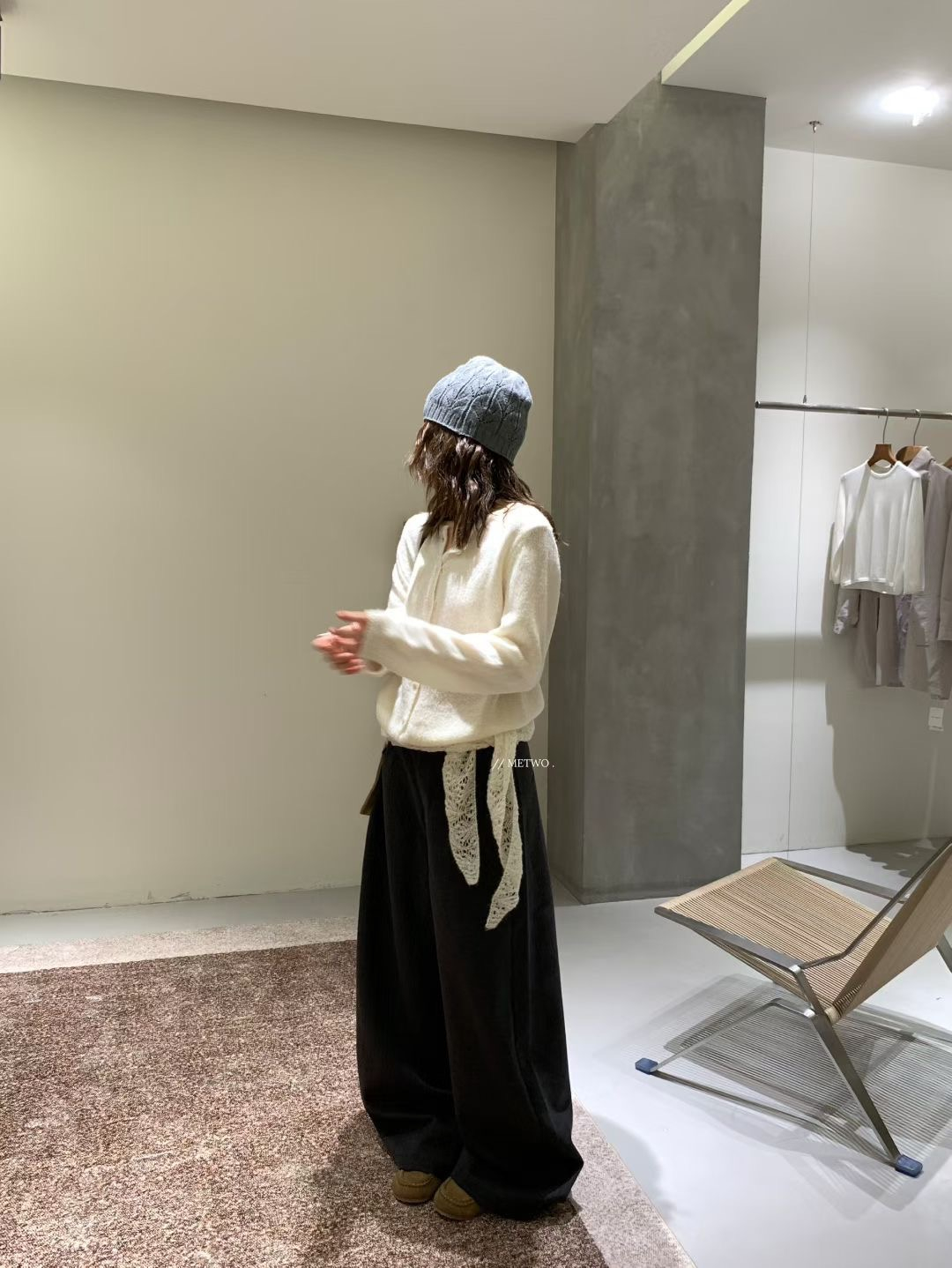 開衫毛衣➕圍巾16