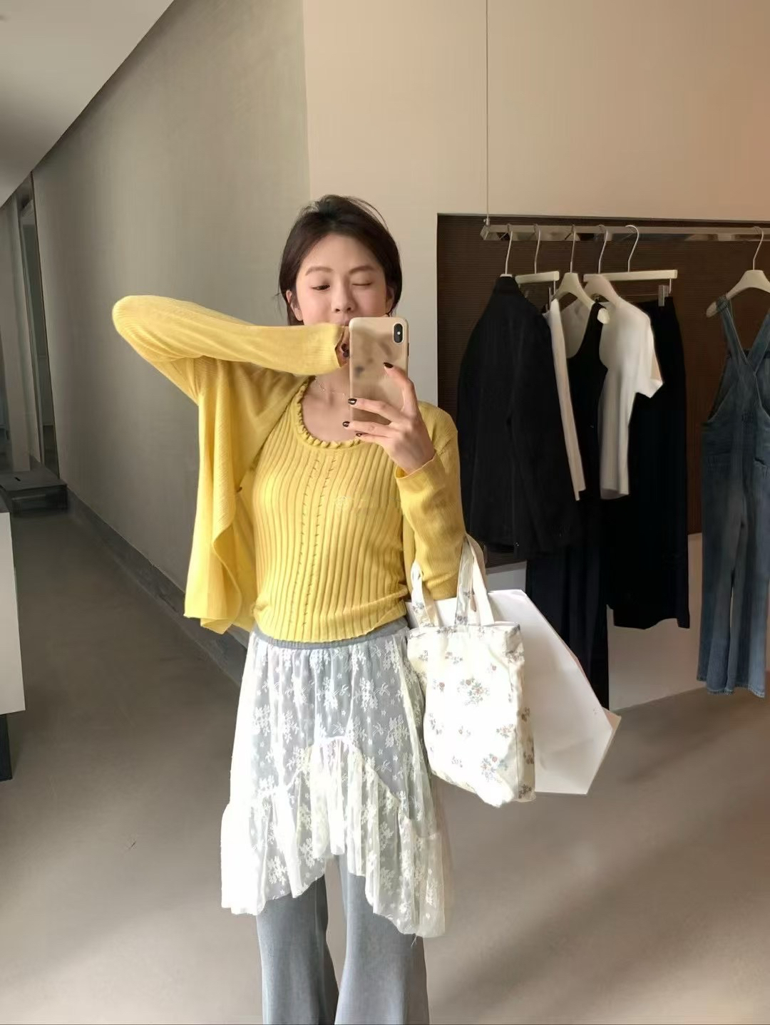 木耳背心➕開衫兩件套22