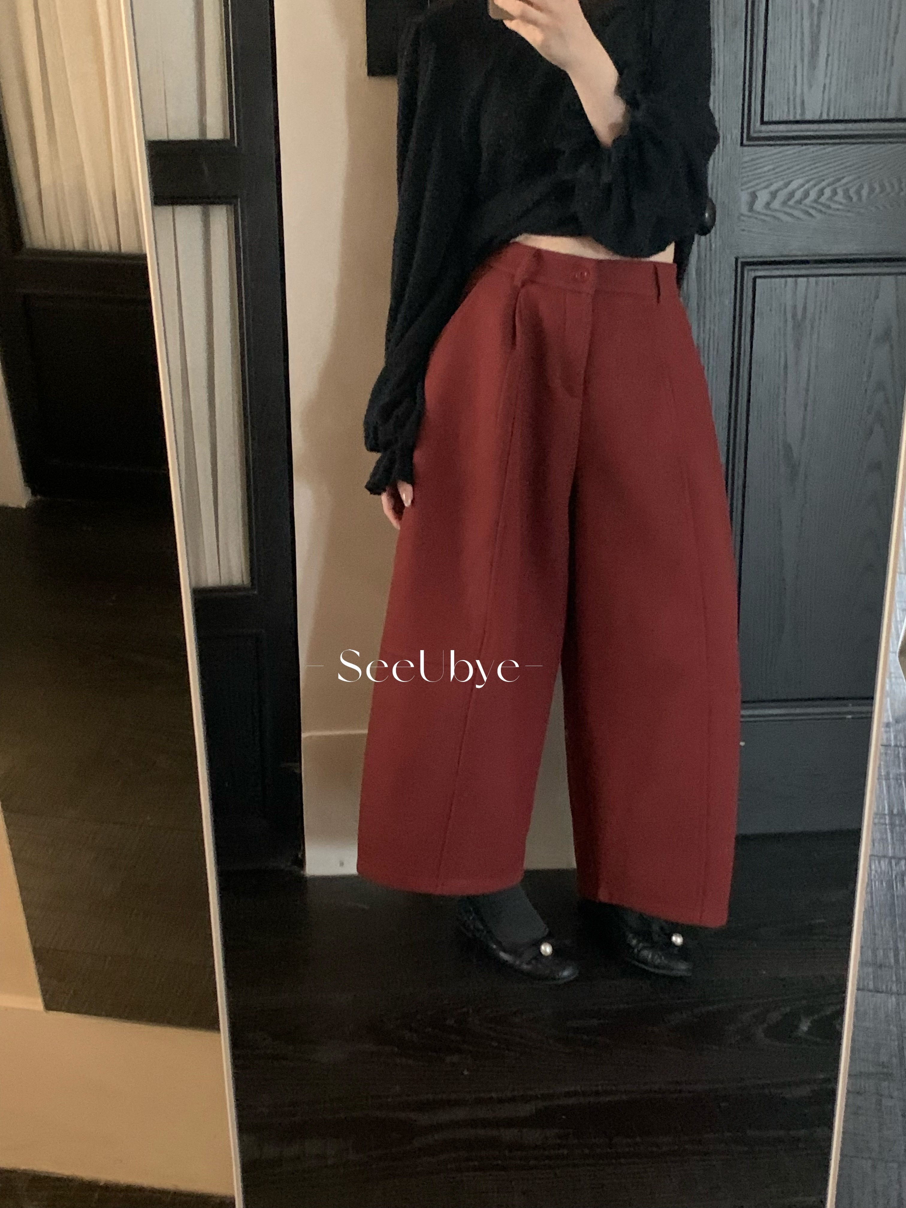 奶奶尼子褲｜小個子加絨1