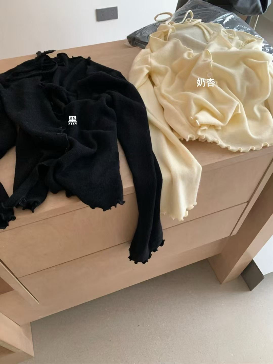 純欲帶花飄帶！針織假兩件15