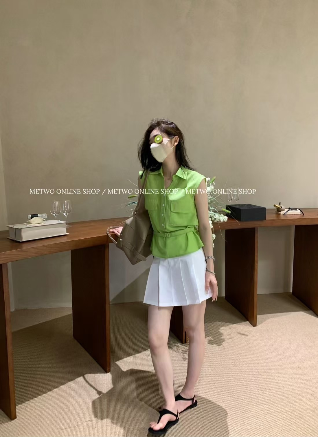 腰帶苧麻襯衫13