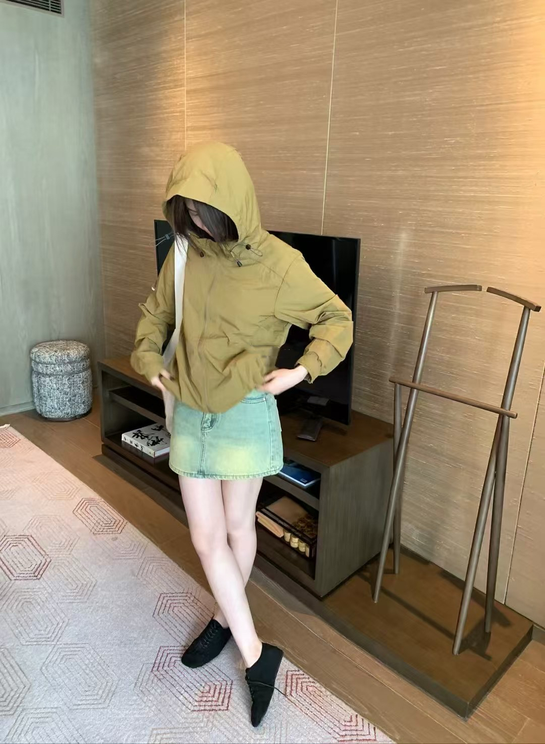 牛仔半裙（配腰帶）9