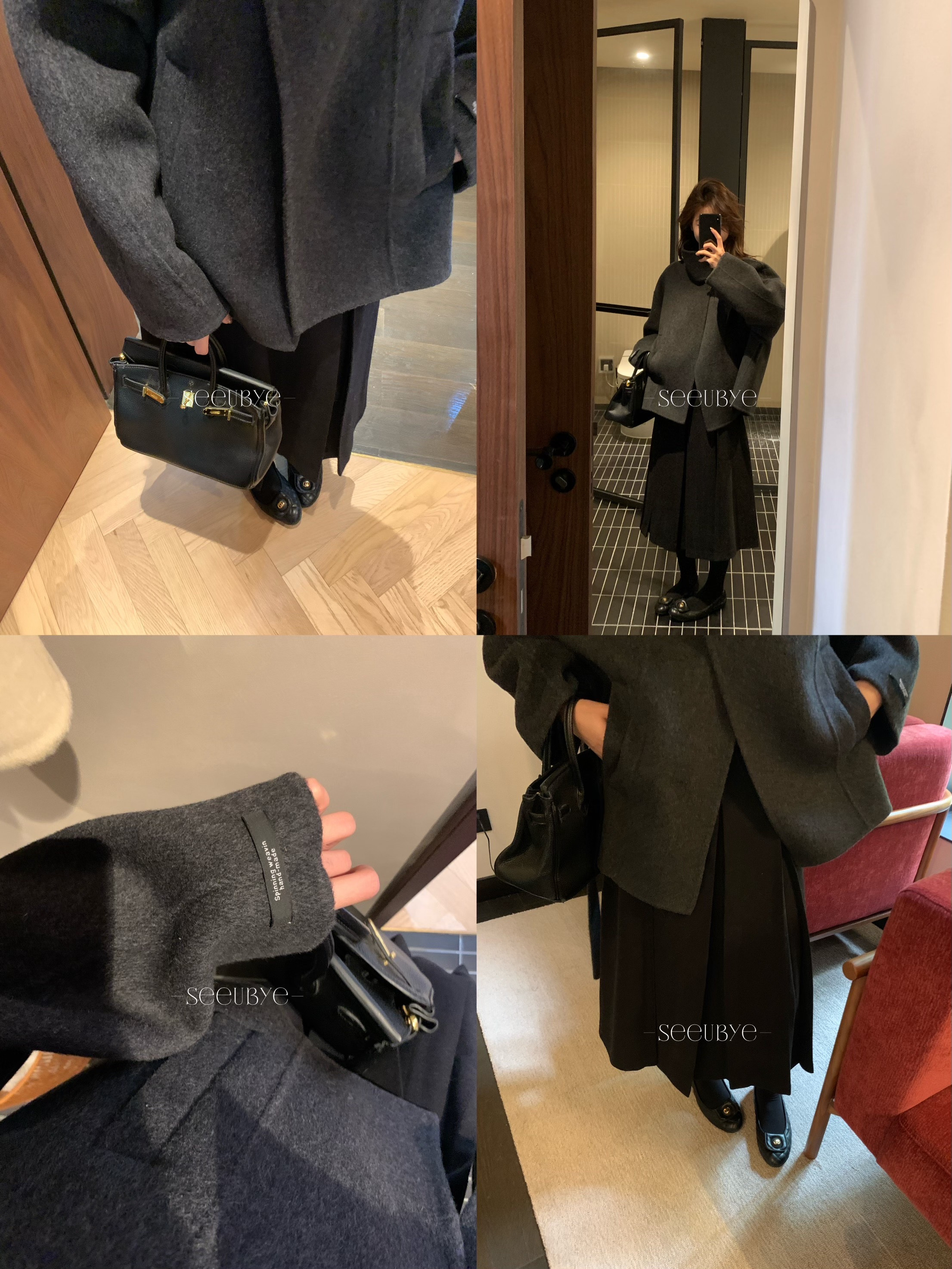 呢子百褶五分群（送腰帶）8