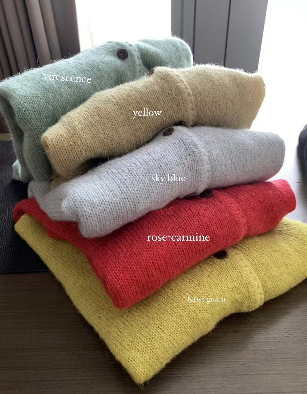 韓代5色小開衫2