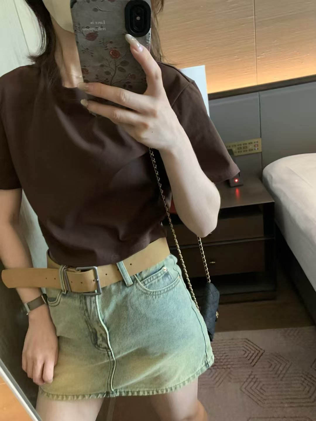 正肩100%純棉短tee8