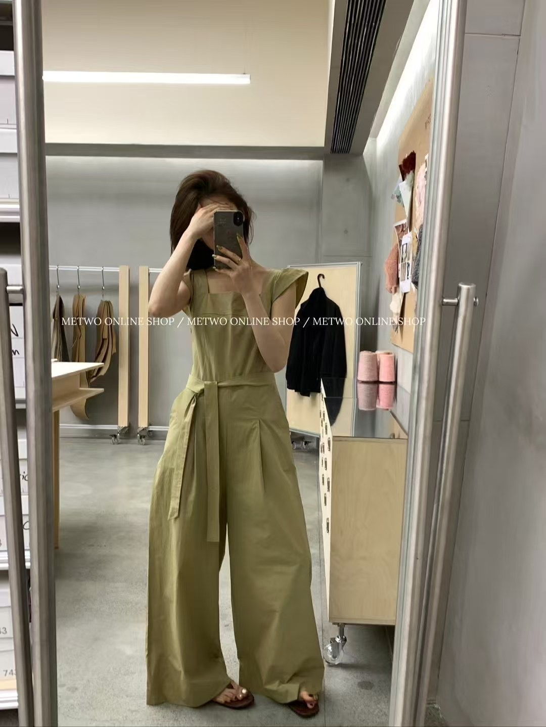 小飛袖工裝連體褲8