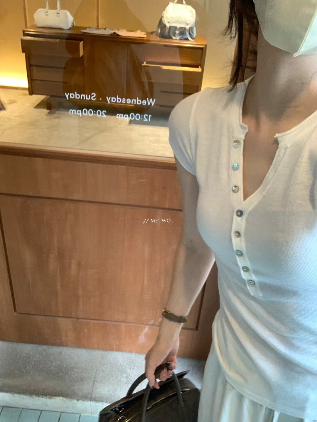 紙片人5色紐扣針織12