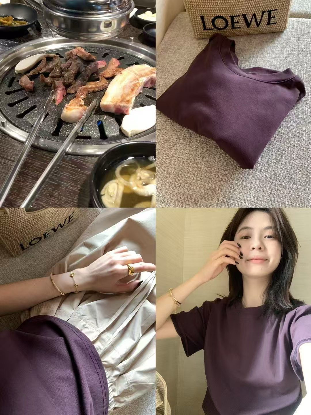 正肩100%純棉短tee7