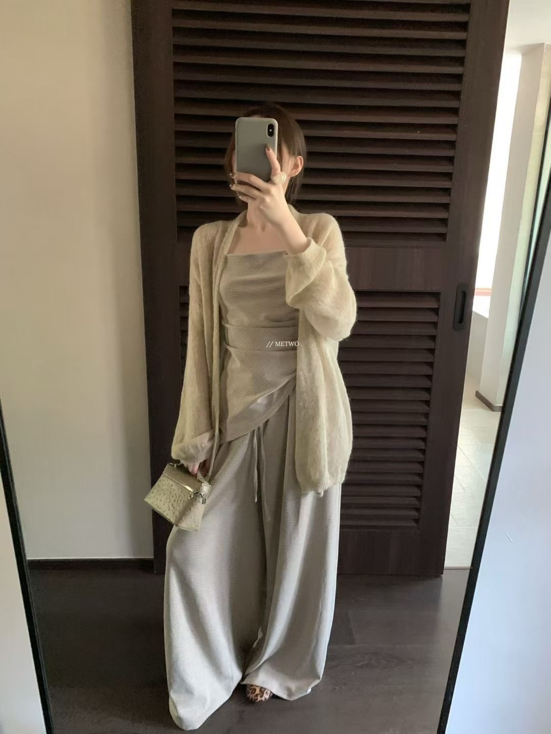 馬海毛毛衫➕呢子吊帶➕呢子褲（三件套）8