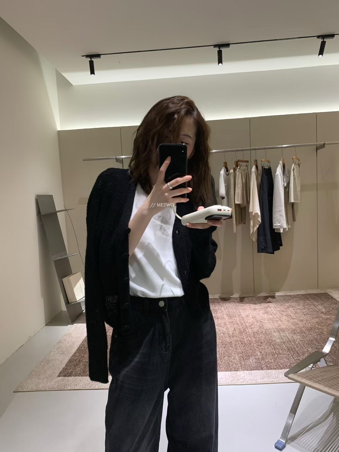 馬海毛開扣毛衣18