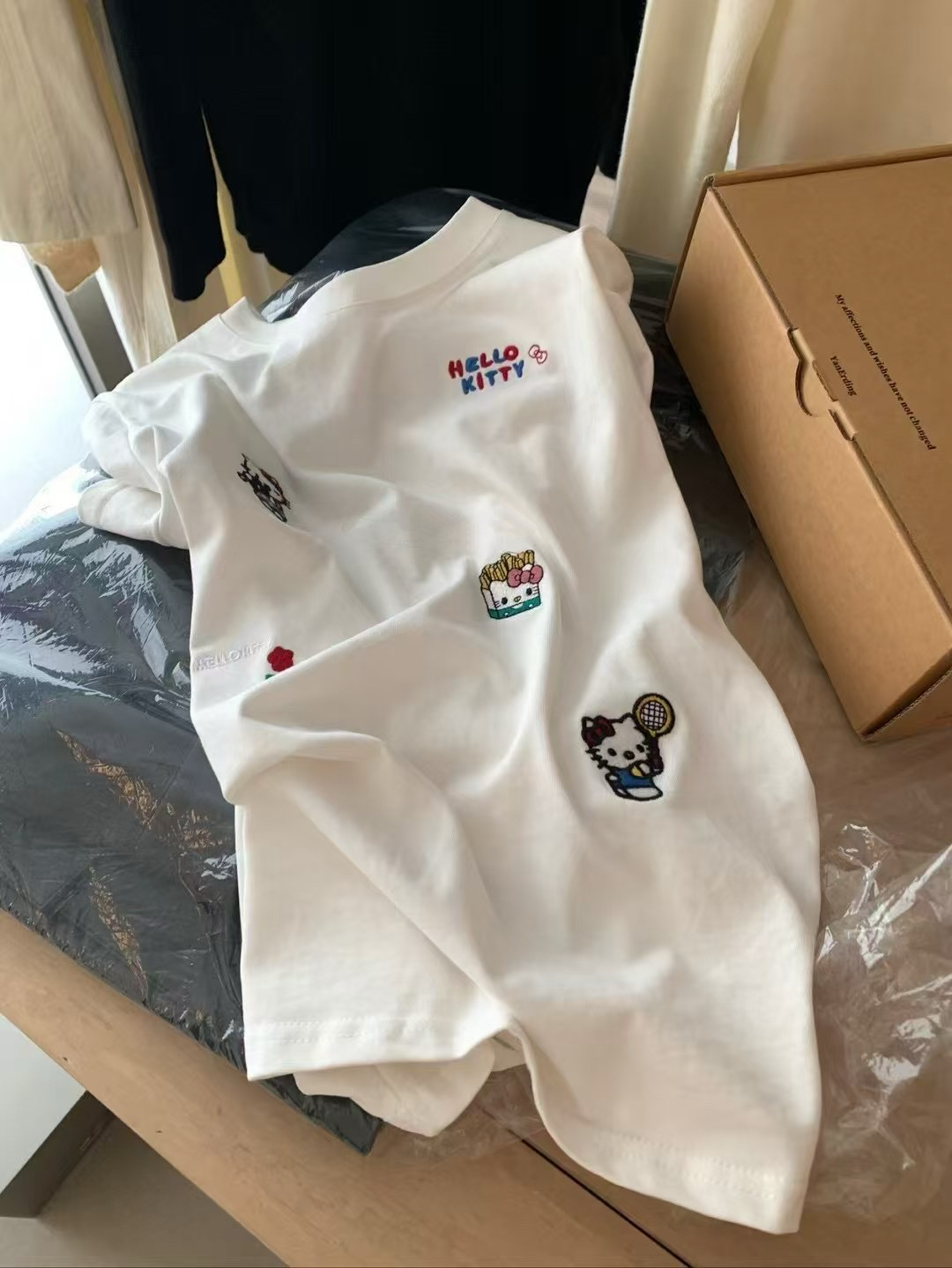 Hello kitty純棉tee8