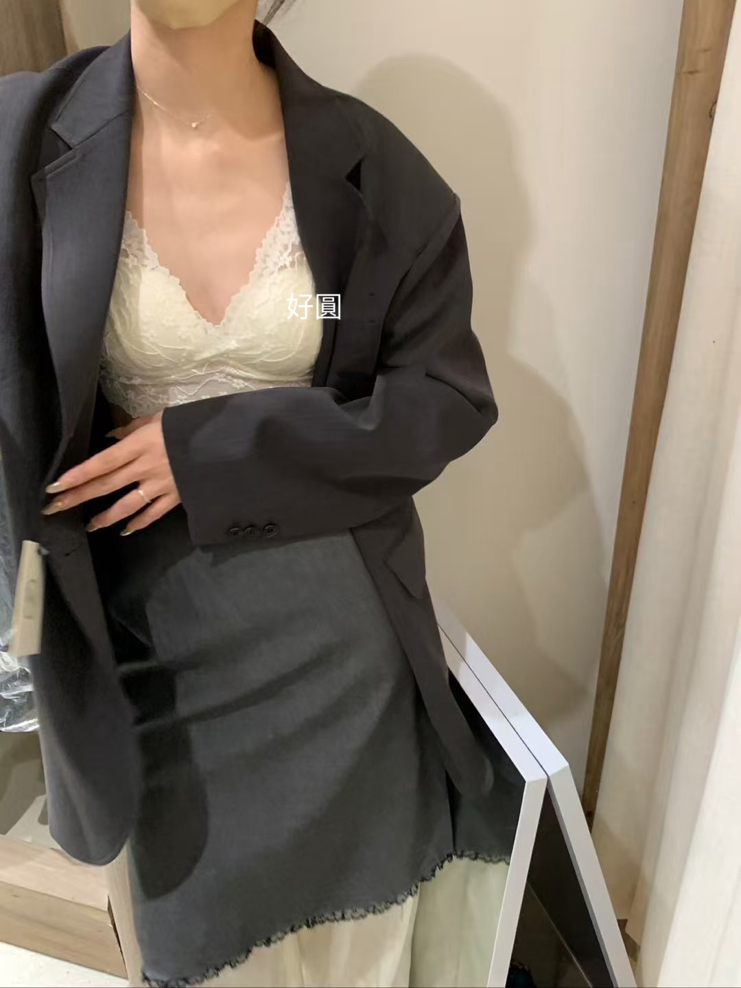 蕾絲顯胸圓bra12