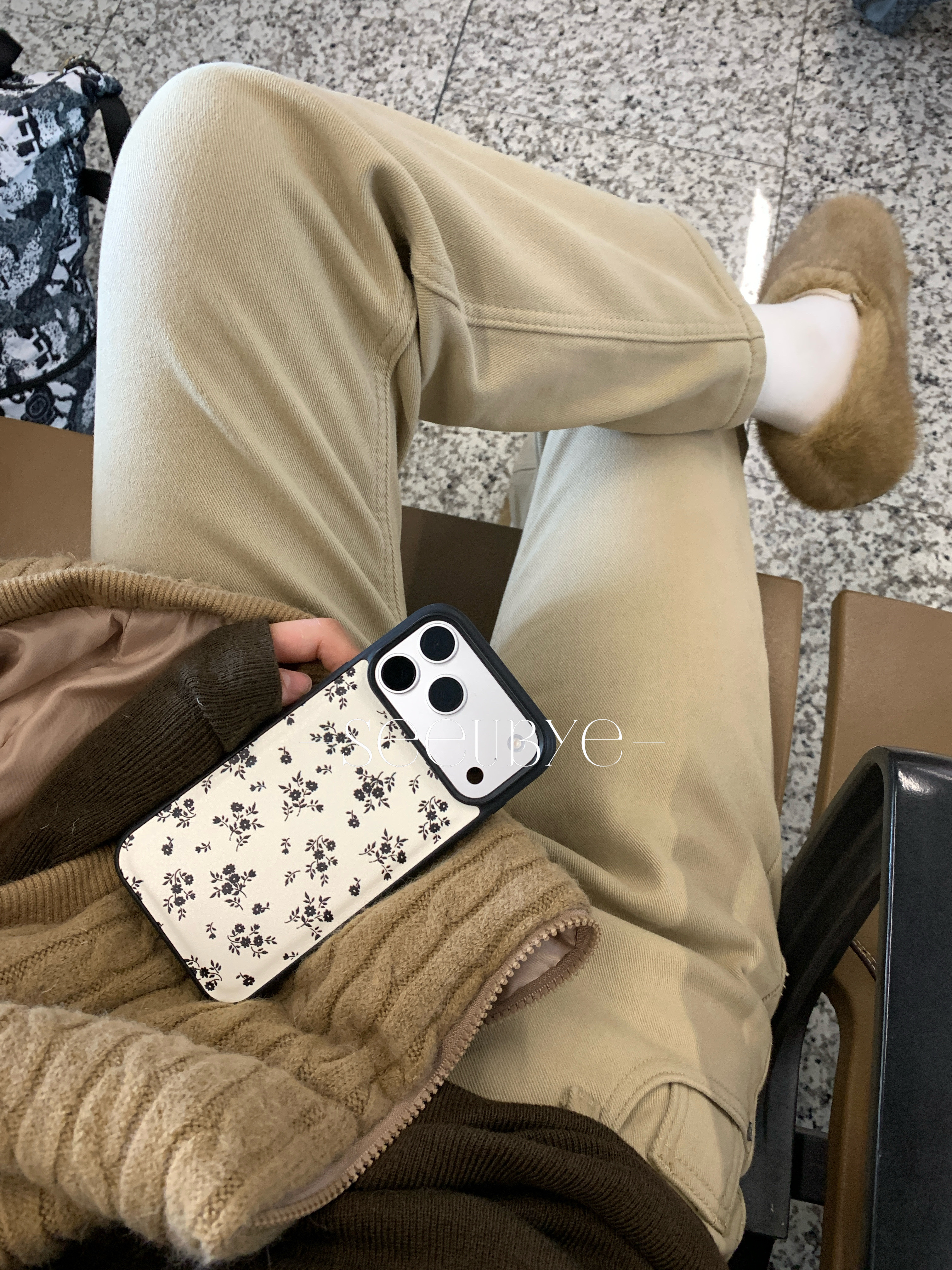 一直很想出的卡其色加絨九分褲5