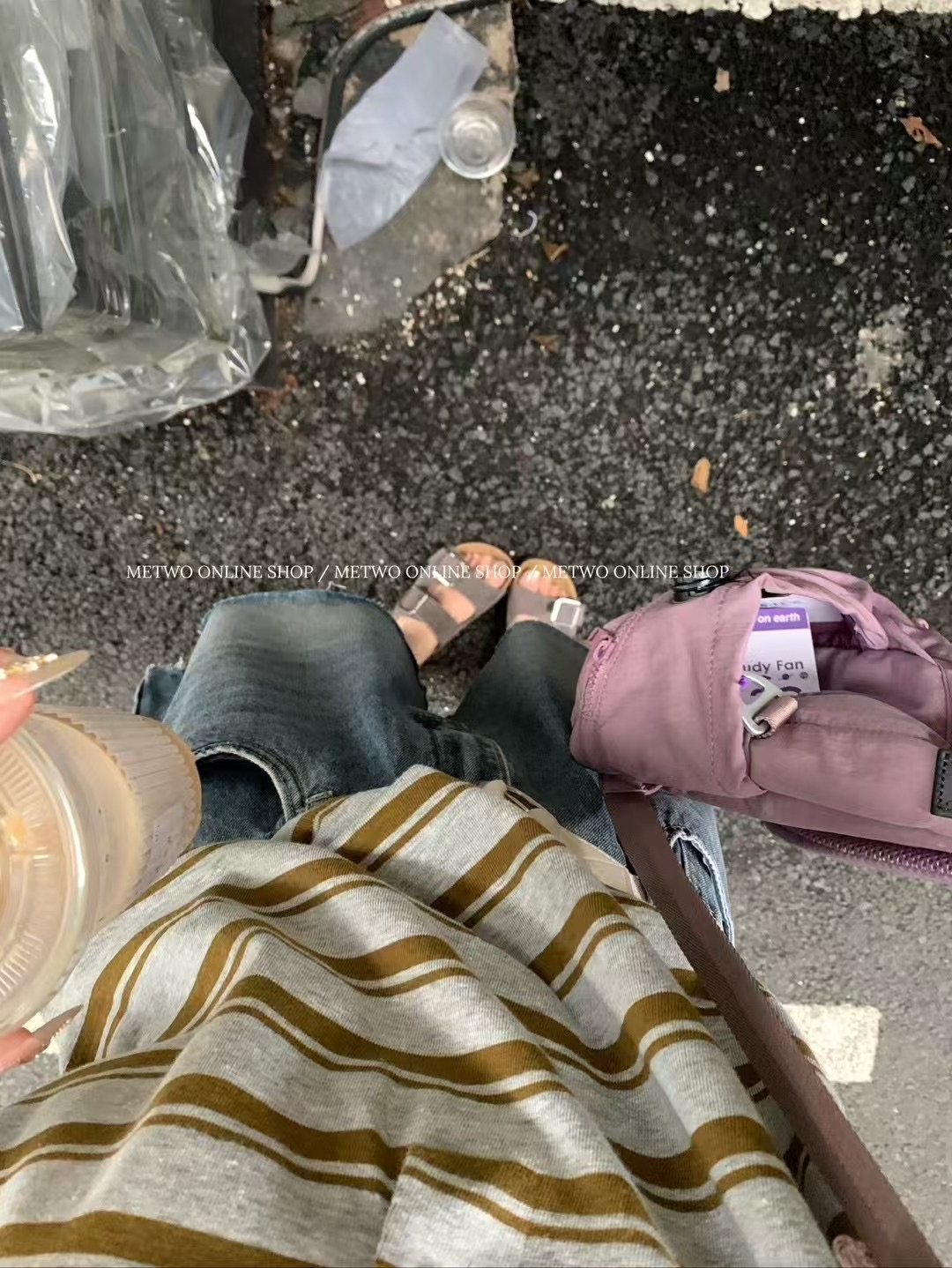 舒適主義條紋polo上衣2