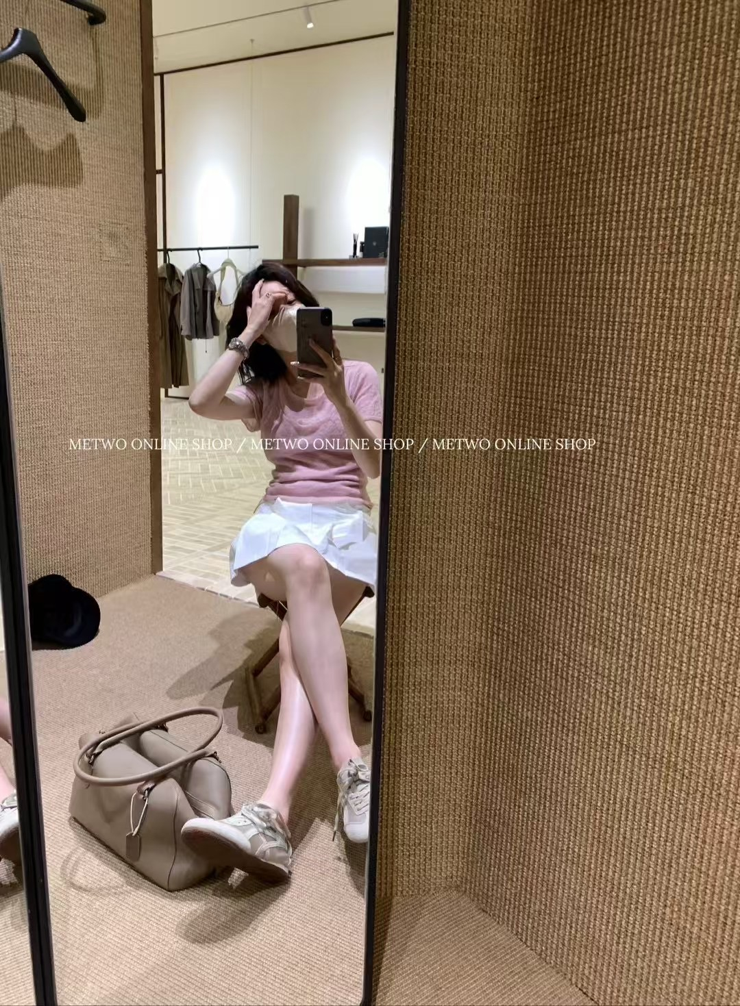 韓式假兩件小衫17