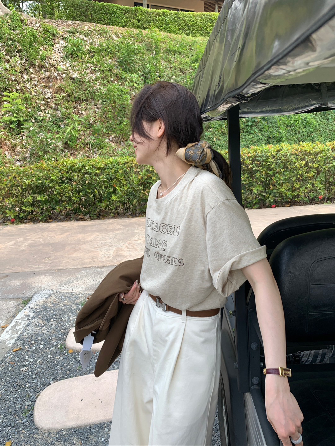 料子小貴！4D工藝大版tee10